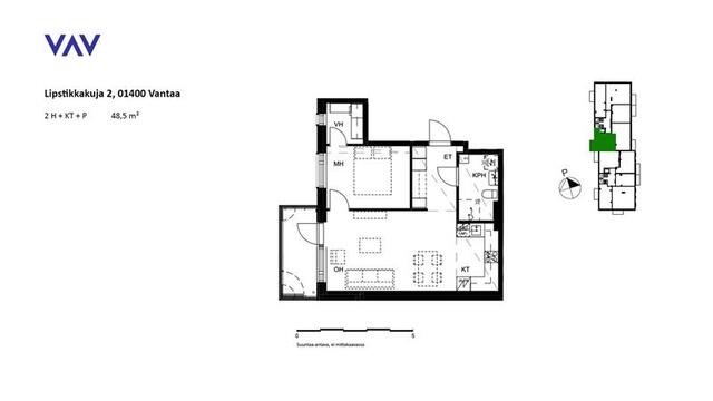 Rental Vantaa Asola 2 rooms