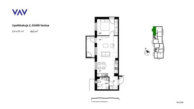 Rental Vantaa Asola 2 rooms