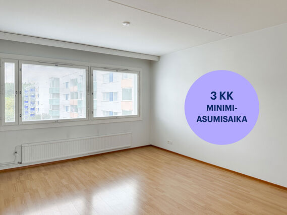 Vuokra-asunto Vantaa Malminiitty 3 huonetta