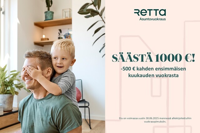 Vuokra-asunto Vantaa Kivistö Yksiö -