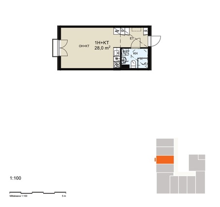 Rental Tampere Nekala 1 room Julkisivu