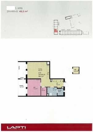 Rental Oulu Hiironen 2 rooms