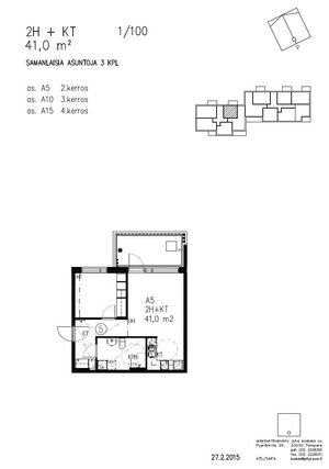 Rental Nurmijärvi Klaukkala 2 rooms -