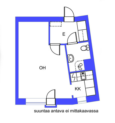 Vuokra-asunto Helsinki Kannelmäki Yksiö