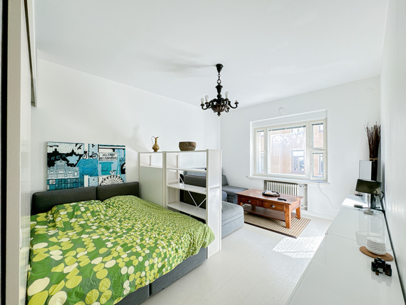Vuokra-asunto Helsinki Punavuori Yksiö Kalustettu koti määräajaksi 15.7.2025 asti/ Furnished apartment for fixed time until 15.7.2025