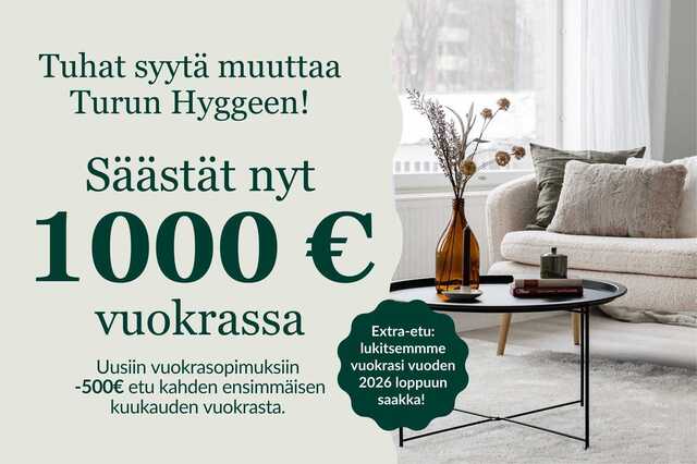 Vuokra-asunto Turku  Kaksio