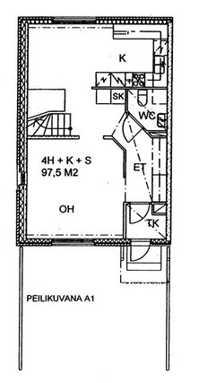 Rental Vantaa Metsola 4 rooms