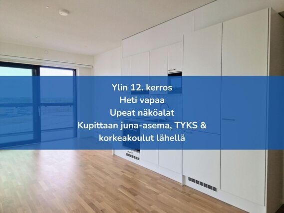 Vuokra-asunto Turku Kupittaa Kaksio