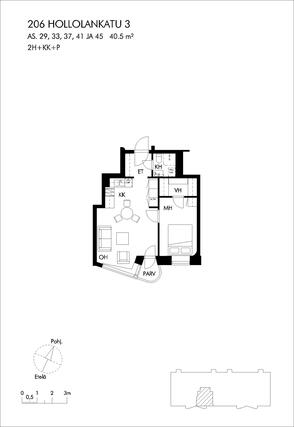 Rental Lahti Keskusta 2 rooms