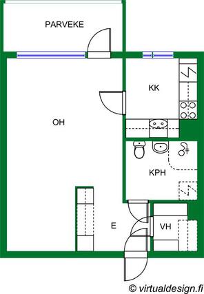 Vuokra-asunto Tampere Annala Yksiö