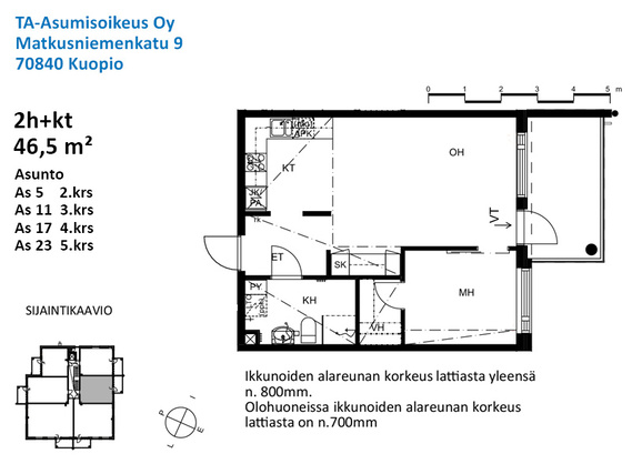Asumisoikeusasunto Kuopio Lehtoniemi Kaksio