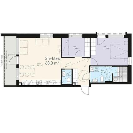 Rental Oulu Toppilansalmi 3 rooms