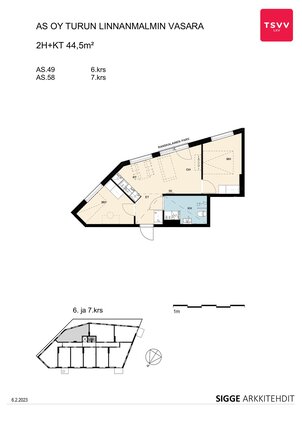 Vuokra-asunto Turku Keskusta 3 huonetta Yleiskuva