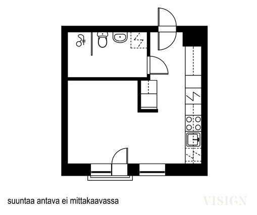 Vuokra-asunto Tampere Niemenranta Yksiö