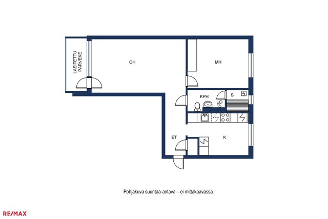 Rental Helsinki Munkkivuori 2 rooms Yleiskuva
