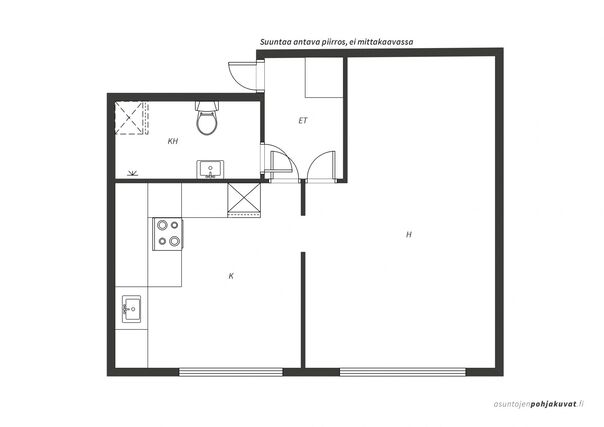Rental Helsinki Sörnäinen 2 rooms