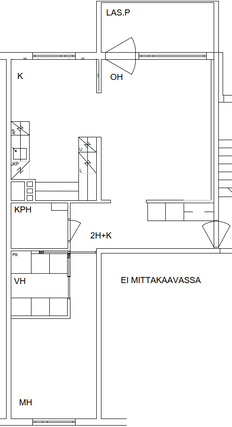 Vuokra-asunto Helsinki Lauttasaari Kaksio