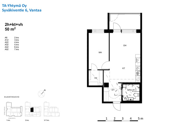 Rental Vantaa Kivistö 2 rooms
