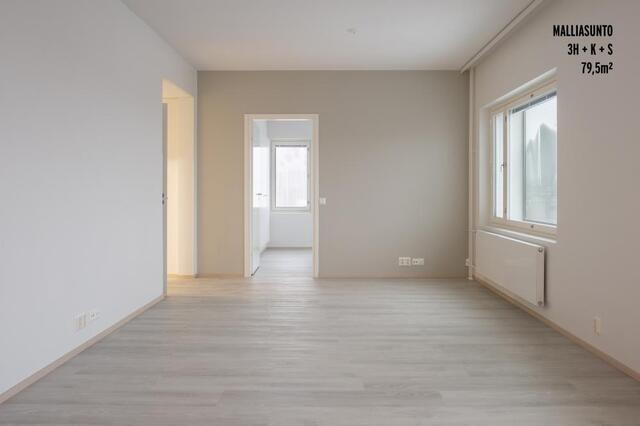 Rental Tampere Tammela 3 rooms Julkisivukuva