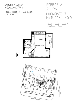 Vuokra-asunto Lahti Asemantausta Kaksio