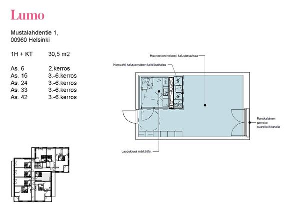 Rental Helsinki Vuosaari 1 room