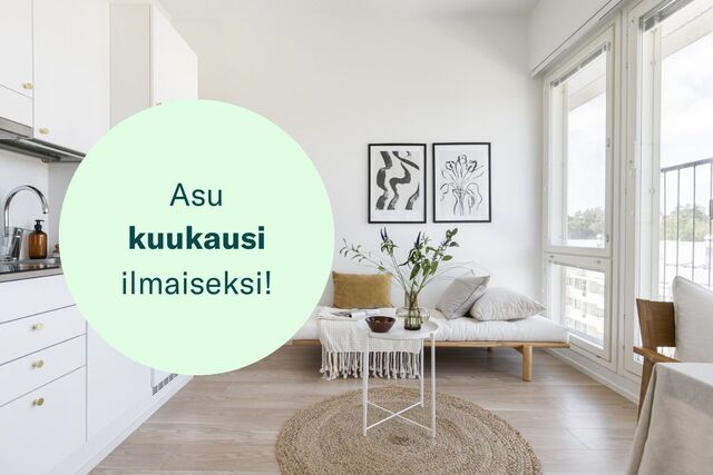 Vuokra-asunto Espoo Leppävaara Yksiö