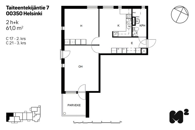 Rental Helsinki Munkkivuori 2 rooms