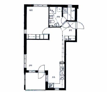 Rental Vantaa Kartanonkoski 2 rooms Julkisivu