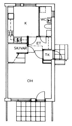 Right of occupancy apartment Helsinki Suutarila 3 rooms