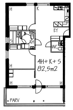Rental Vantaa Simonkylä 4 rooms