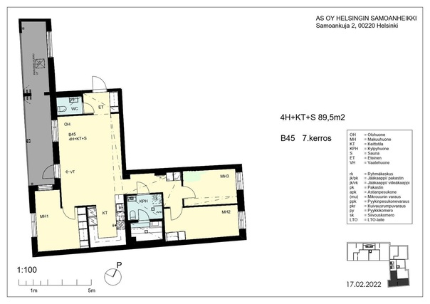 Rental Helsinki Jätkäsaari 4 rooms