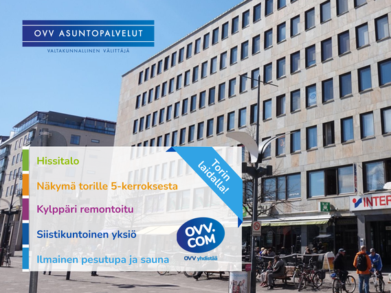 Vuokra-asunto Joensuu Keskusta Yksiö