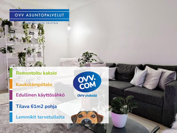 Vuokra-asunto Joensuu  Kaksio