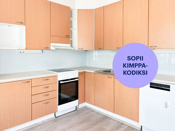 Vuokra-asunto Tampere Lukonmäki 3 huonetta