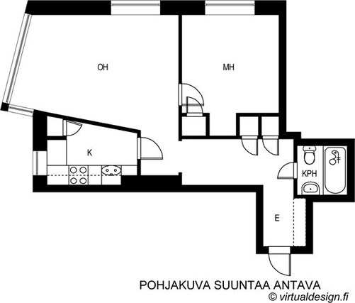 Vuokra-asunto Varkaus Päiviönsaari Kaksio