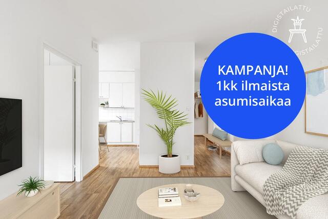 Vuokra-asunto Turku Martti Kaksio
