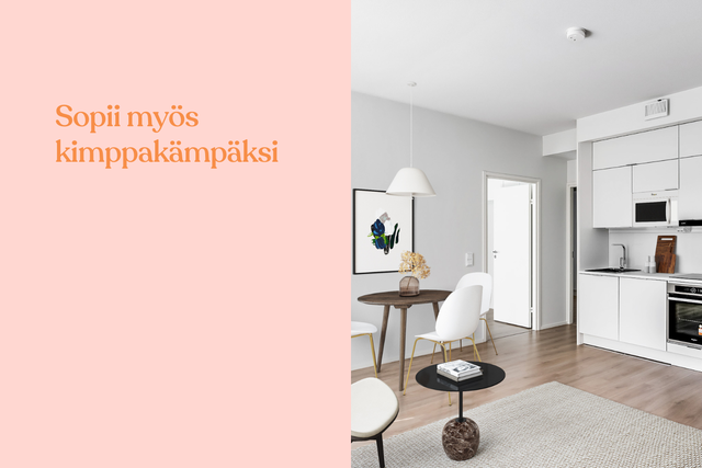Vuokra-asunto Oulu Karjasilta 3 huonetta