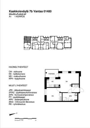 Rental Vantaa Mikkola 2 rooms