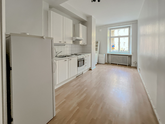 Rental Helsinki Etu-Töölö 1 room Kivalla paikalla oleva koti, jossa kivasti tilaa, siisti keittiö ja kylpyhuone