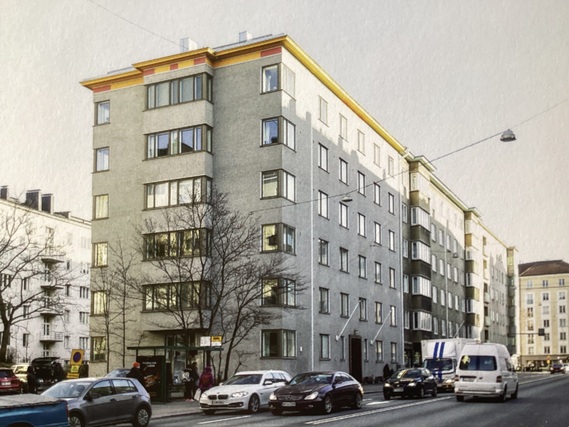 Vuokra-asunto Helsinki Töölö Kaksio Katunäkymä