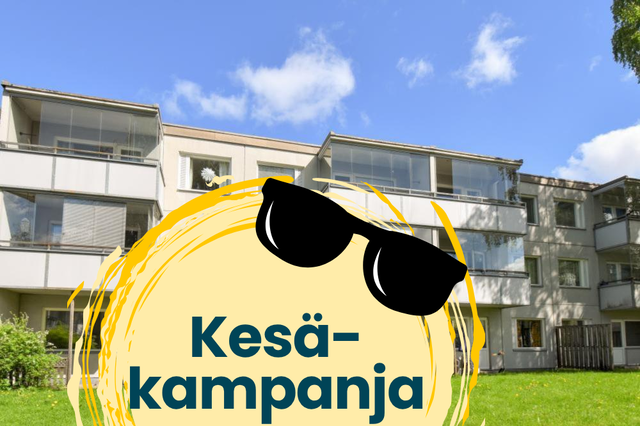 Vuokra-asunto Lappeenranta Lauritsala Kaksio Julkisivukuva