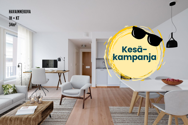 Rental Helsinki Pasila 1 room Havainnekuva