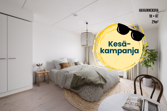 Rental Espoo Vermonniitty 1 room Havainnekuva