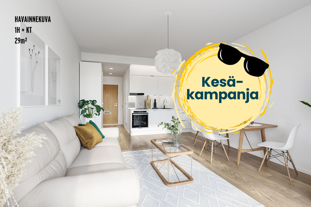 Rental Helsinki Ruskeasuo 4 rooms Havainne yksiö