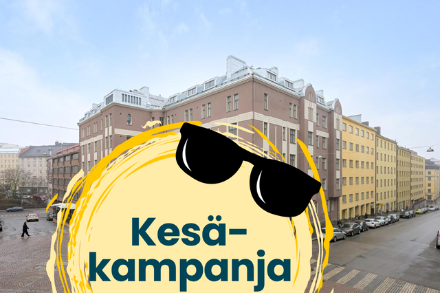 Vuokra-asunto Helsinki Kallio Yksiö Julkisivu
