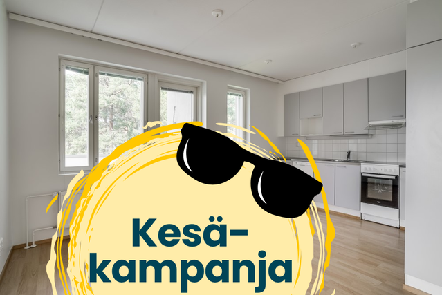 Vuokra-asunto Oulu Peltola Kaksio Olohuone-keittiö