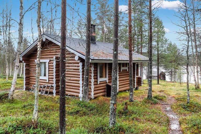 Vuokramökki Inari, Kolmosjärvi wilderness cabin 