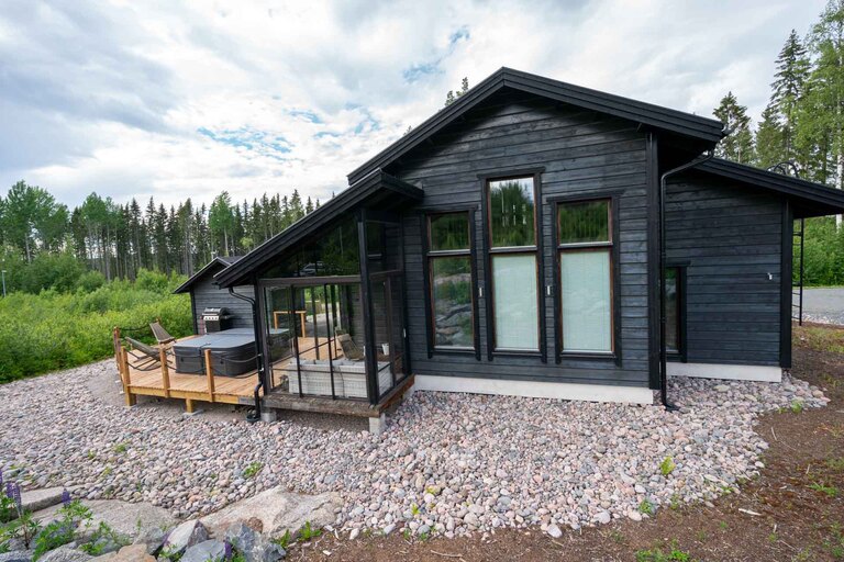 Cottage for rent Jämsä, Villa Helmiina, 8+2 hlön erillismökki, Luoteis-Himos  