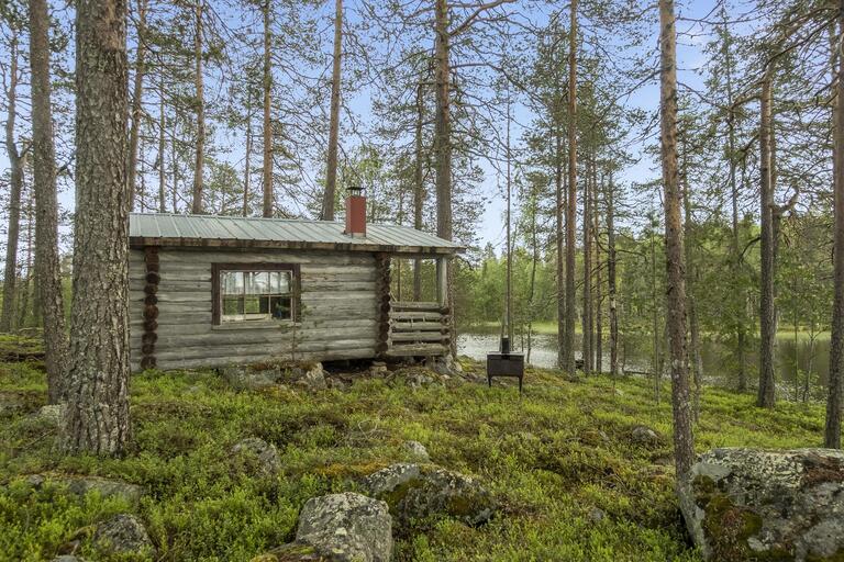 Cottage for rent Rovaniemi, Järvi-naskuttaja wilderness cabin 