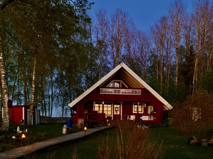 Vuokramökki Maalahti, Majorsgrund Island 